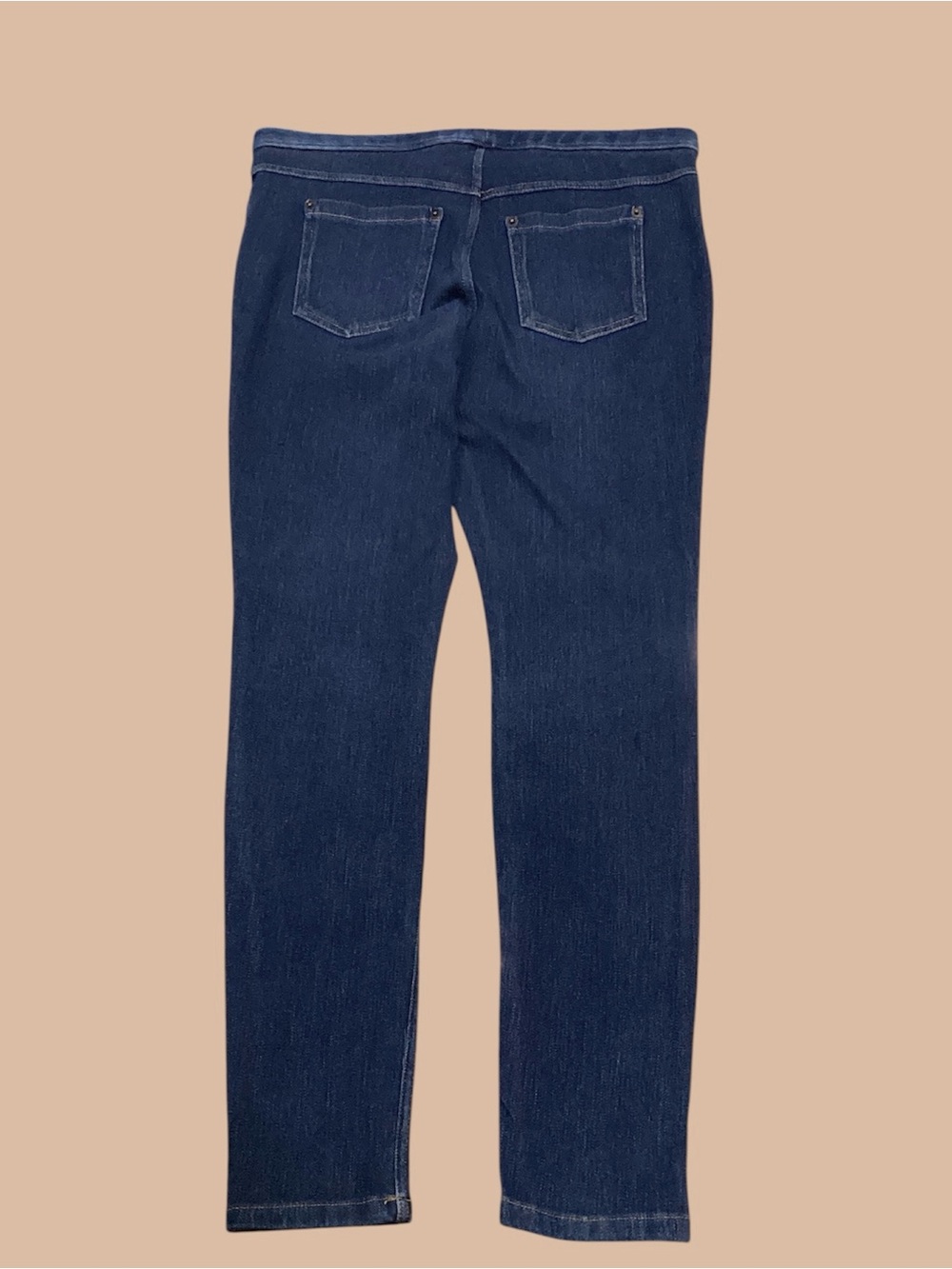 Women's Skinny Jeans — Dark Blue Stretch Denim, size 28 😎 - Picture 2 of 6